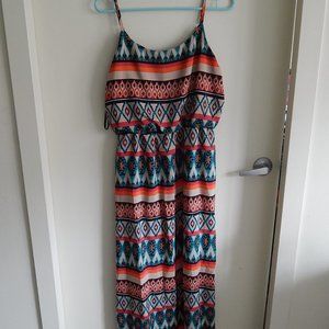Summer Print Maxi Dress